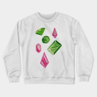 Emeralds and ruby gems Crewneck Sweatshirt